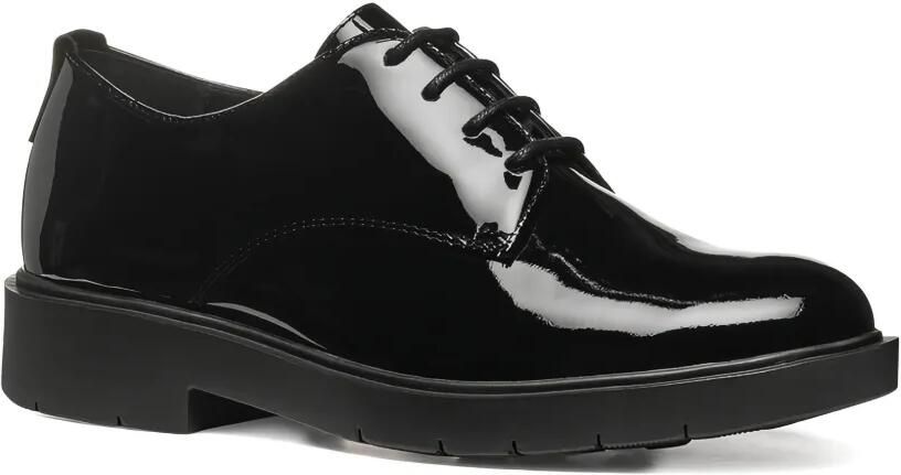 Geox Spherica lakleren derby veterschoenen Zwart - Foto 2