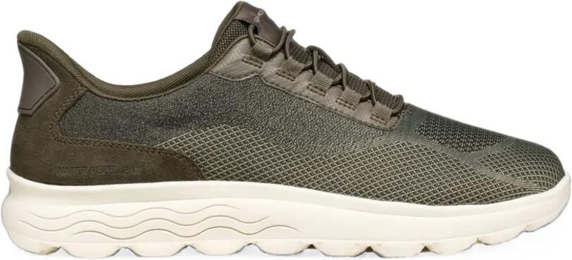 Geox Spherica mesh sneakers Groen