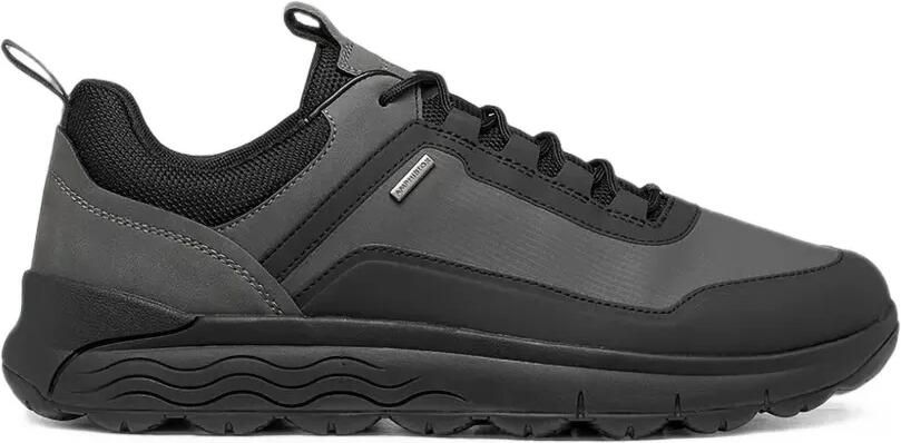Geox Spherica sneakers met vlakken Grijs