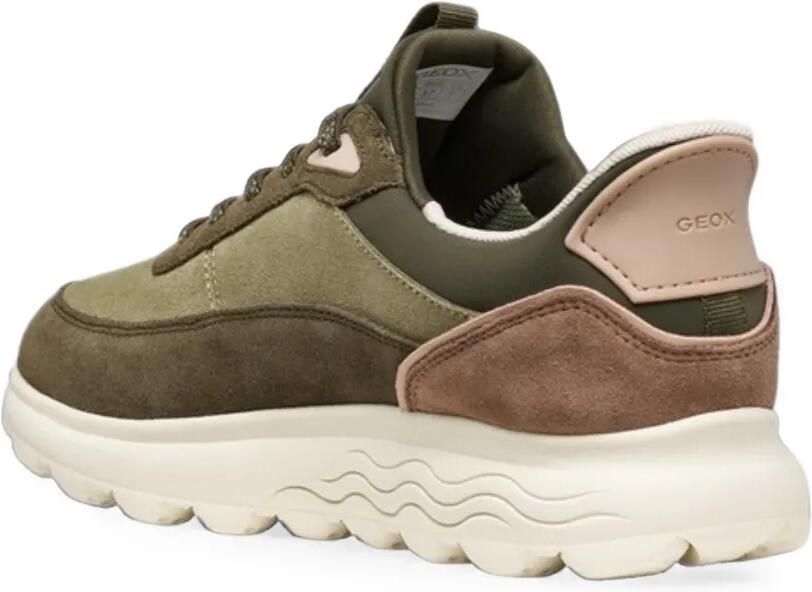 Geox Spherica sneakers met vlakken Groen - Foto 3