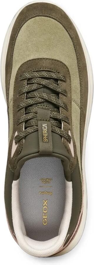 Geox Spherica sneakers met vlakken Groen - Foto 4