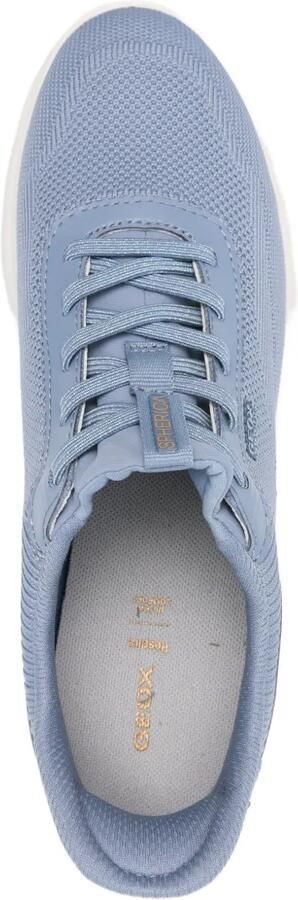 Geox Spherica Plus gebreide sneakers Blauw - Foto 4
