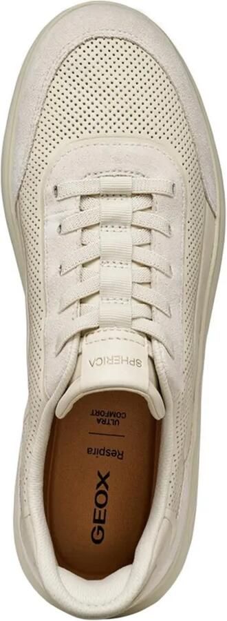 Geox Spherica Plus geperforeerde sneakers Beige