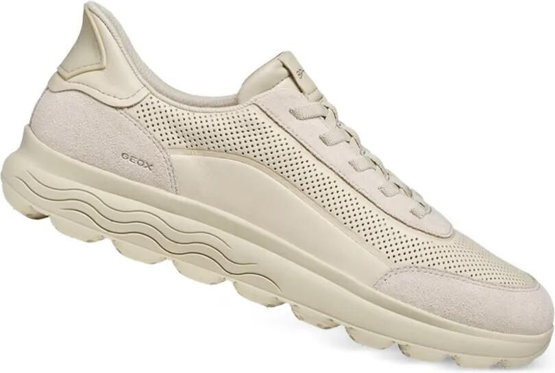 Geox Spherica Plus geperforeerde sneakers Beige - Foto 2