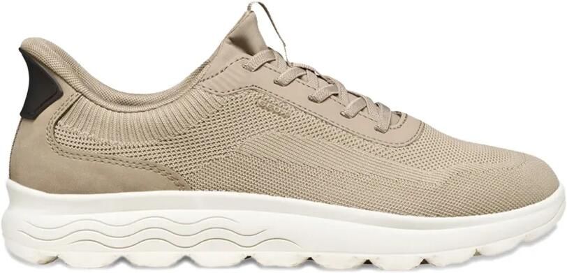Geox Spherica Plus sneakers met vlakken Beige