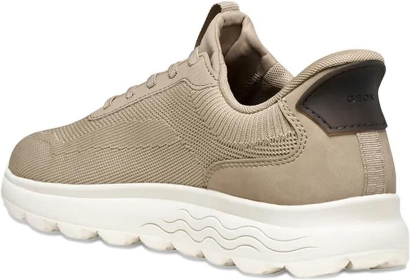 Geox Spherica Plus sneakers met vlakken Beige - Foto 3