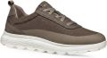 Geox Spherica sneakers met vlakken Bruin - Bruin