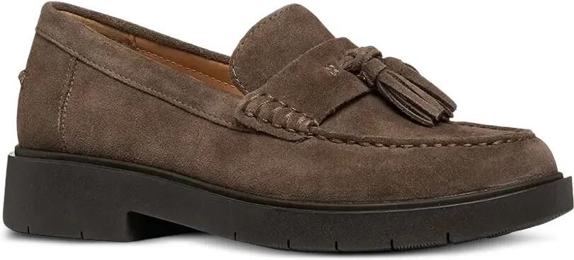 Geox Spherica suède loafers met kwastje Bruin - Foto 4