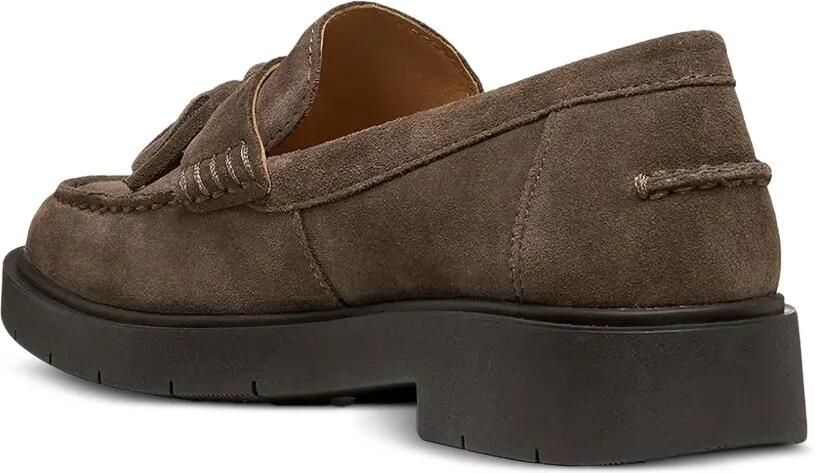 Geox Spherica suède loafers met kwastje Bruin - Foto 3