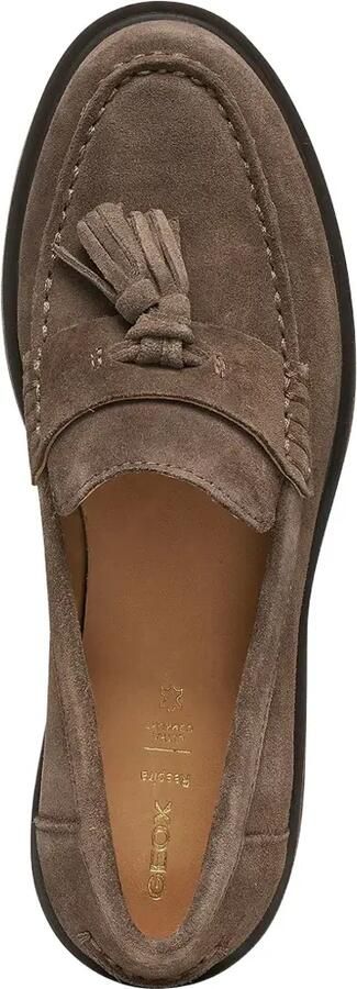 Geox Spherica suède loafers met kwastje Bruin - Foto 5