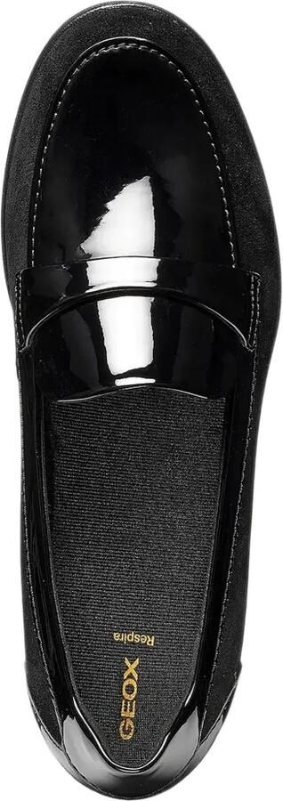 Geox Stardust loafers met sleehak en vlakken Zwart - Foto 3