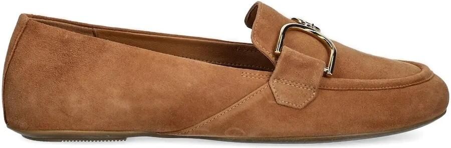 Geox Suède loafers Bruin