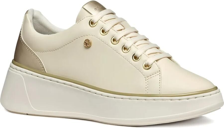 Geox Sunnetty sneakers met plateauzool Beige