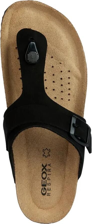 Geox Teenslippers met gespsluiting Zwart - Foto 4