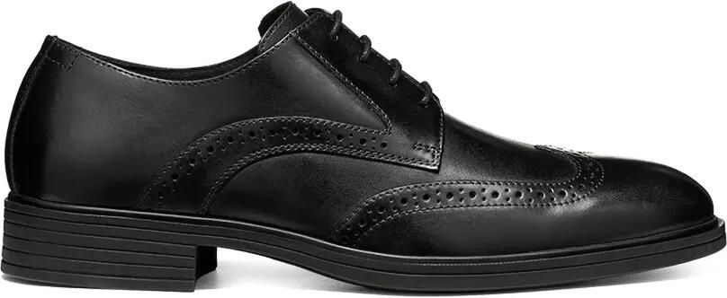 Geox Thorian derby veterschoenen met brogue-detail Zwart