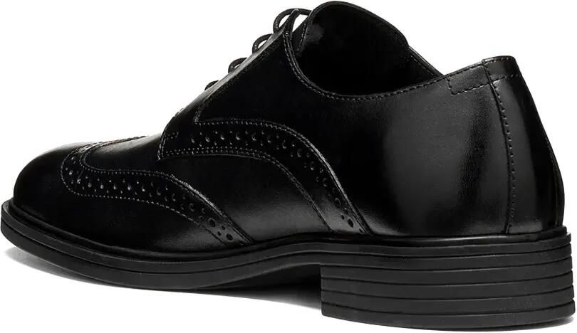 Geox Thorian derby veterschoenen met brogue-detail Zwart - Foto 2