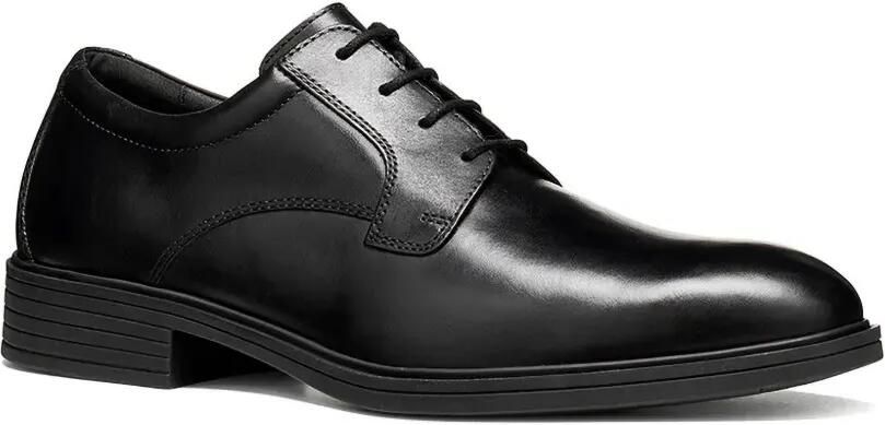 Geox Thorian leren derby veterschoenen Zwart - Foto 3