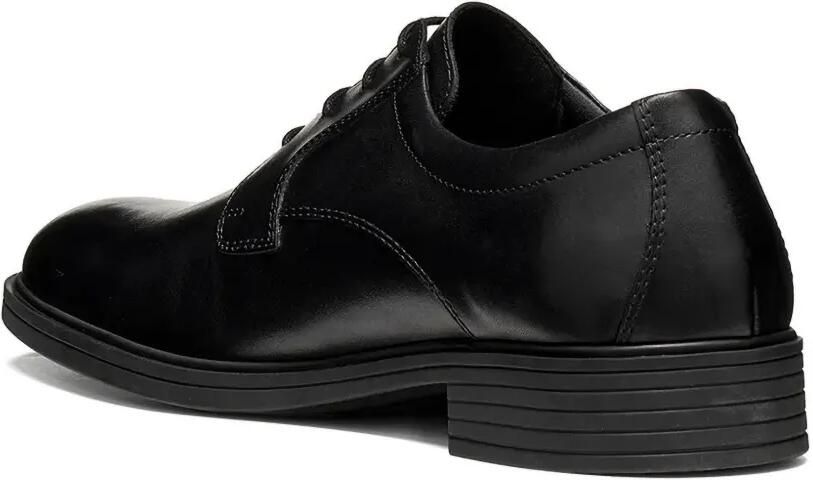 Geox Thorian leren derby veterschoenen Zwart - Foto 2