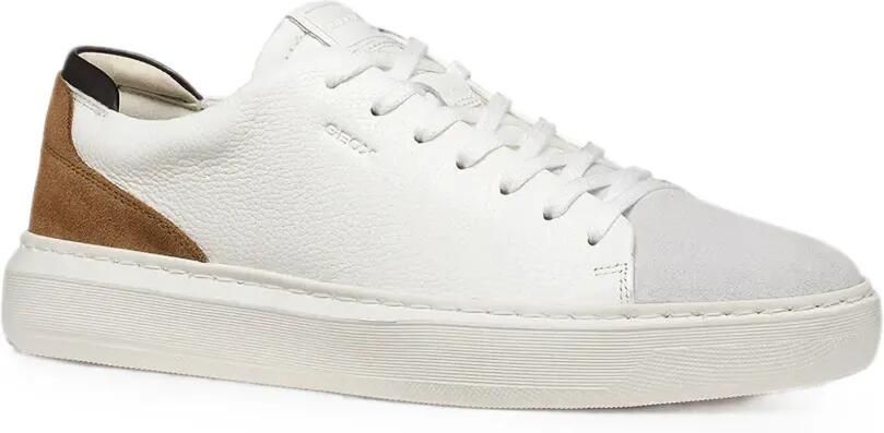 Geox U Deiven leren sneakers Wit - Foto 4