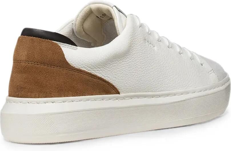 Geox U Deiven leren sneakers Wit - Foto 2