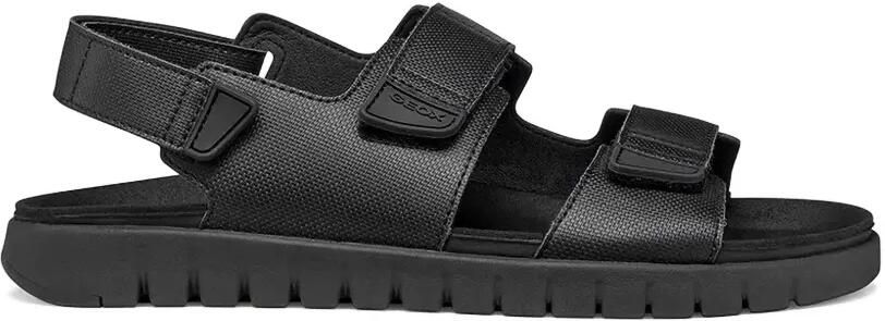 Geox U FLEXTRIDE S sandalen met klittenband Zwart
