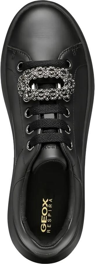 Geox Verfraaide sneakers met plateauzool Zwart