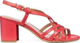 Geox Virilisa sandalen met blokhak en bandjes Rood
