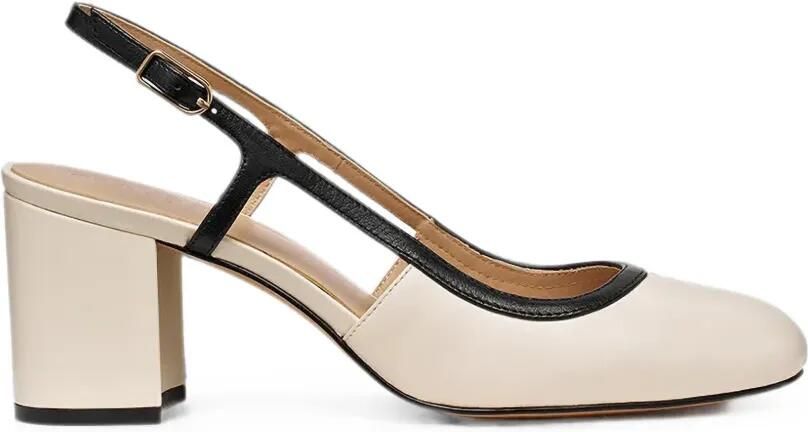 Geox Virnilisa slingback pumps met hak Beige