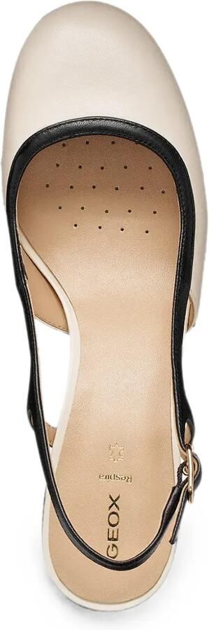 Geox Virnilisa slingback pumps met hak Beige - Foto 5