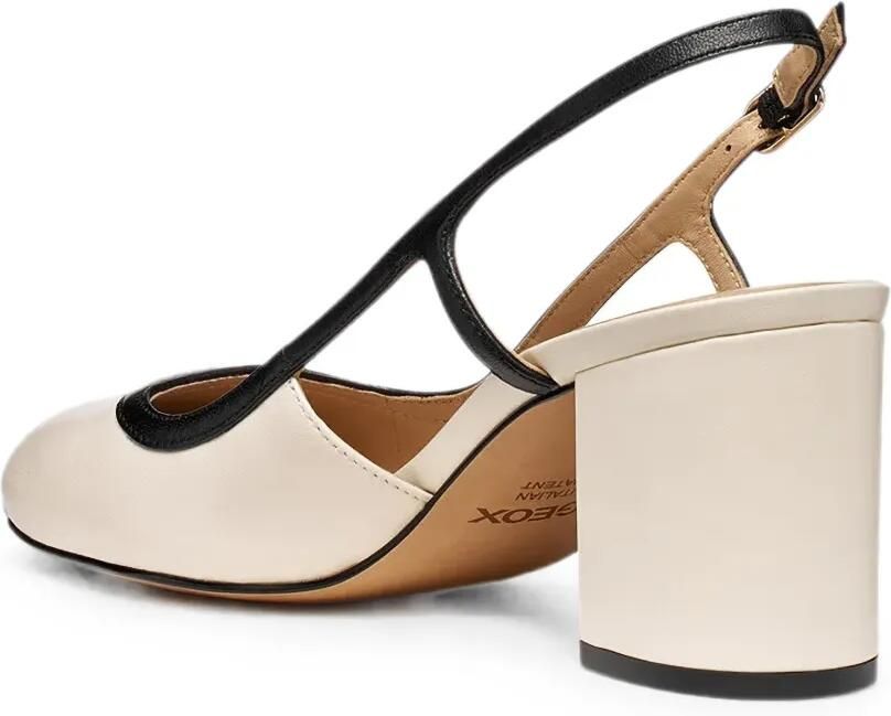 Geox Virnilisa slingback pumps met hak Beige - Foto 2