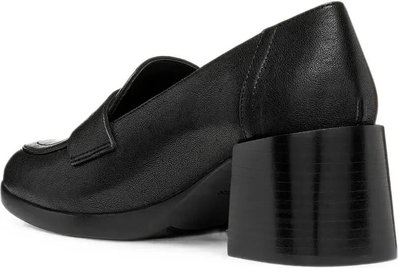 Geox Walk penny pumps met blokhak Zwart - Foto 3