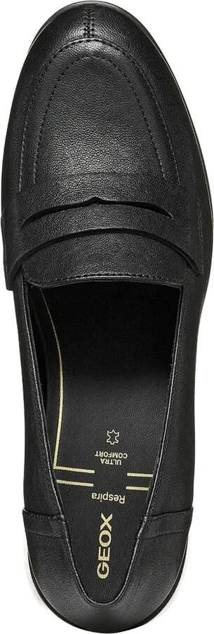 Geox Walk penny pumps met blokhak Zwart - Foto 5