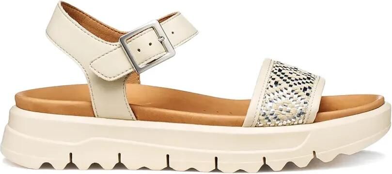 Geox Xand 2.1s sandalen met geometrisch patroon Wit