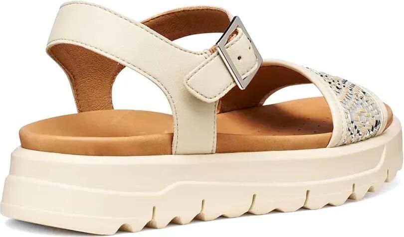 Geox Xand 2.1s sandalen met geometrisch patroon Wit - Foto 3