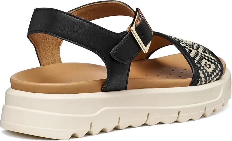 Geox Xand 2.1s sandalen met geometrisch patroon Zwart - Foto 2
