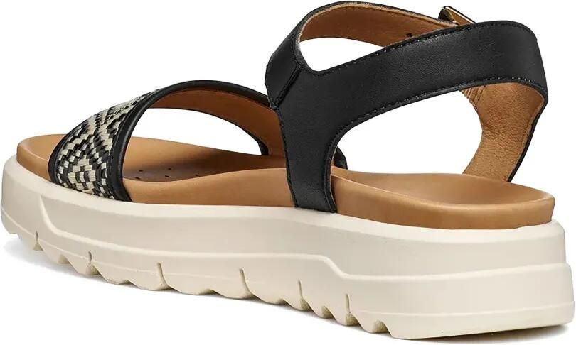 Geox Xand 2.1s sandalen met geometrisch patroon Zwart - Foto 3