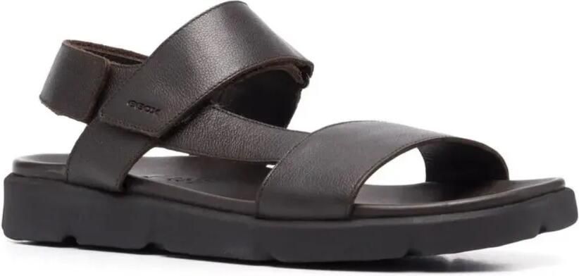 Geox Xand 2S leren sandalen Bruin - Foto 4