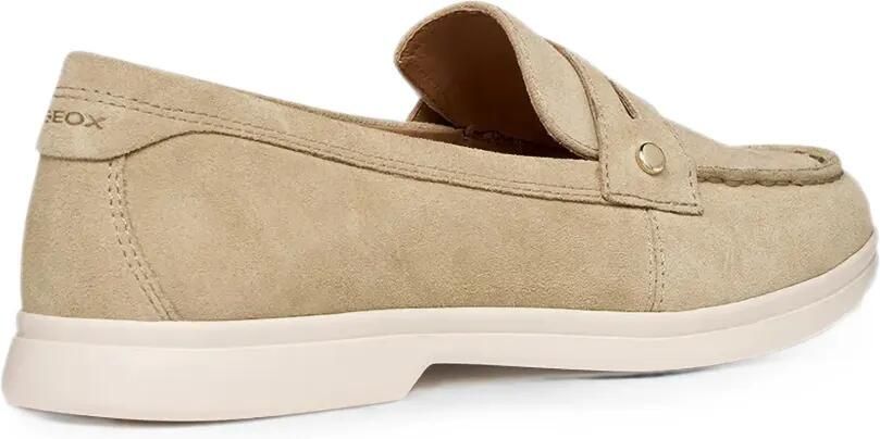 Geox Xand 3 penny loafers met amandelvormige neus Beige - Foto 3