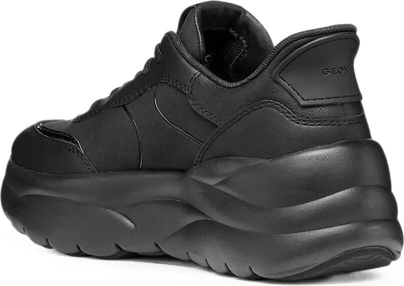 Geox Xtors Plus sneakers met chunky zool en vlakken Zwart - Foto 3