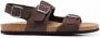 Geox Ghita leren sandalen Bruin - Thumbnail 1