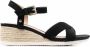 Geox Ischia sandalen met sleehak Zwart - Thumbnail 1