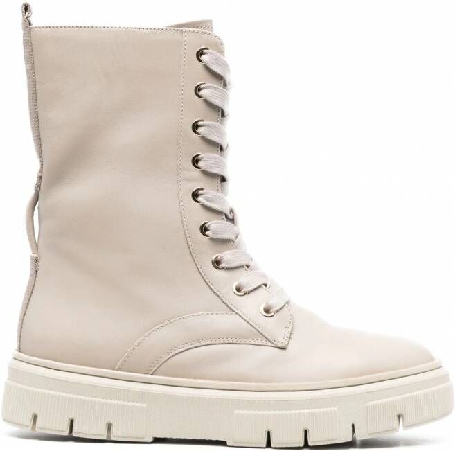 Geox Isotte enkellaarzen Beige