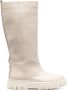 Geox Isotte leren laarzen Beige - Thumbnail 1