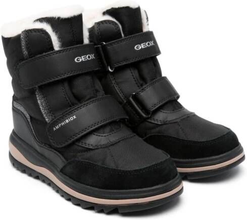 Geox Kids Adelhide laarzen met vlakken Zwart