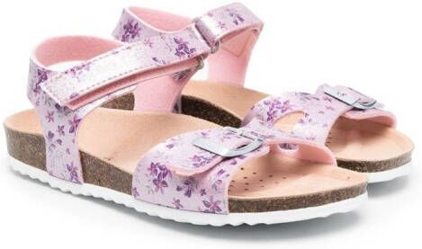 Geox Kids Adriel sandalen met gesp Roze