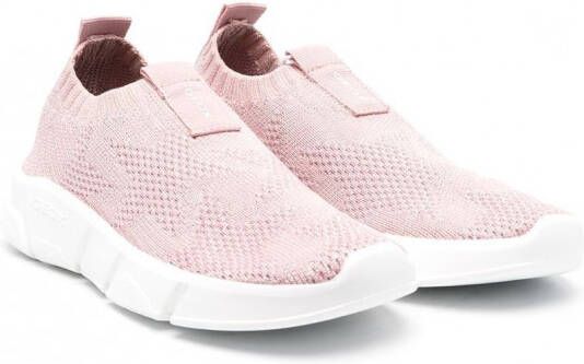 Geox Kids Aril gebreide sneakers Roze