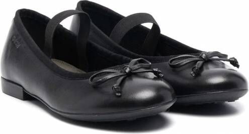 Geox Kids Ballerina's met strikdetail Zwart