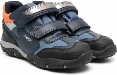 Geox Kids Sneakers met klittenband Blauw