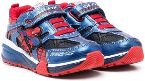 Geox Kids Bayonyc Spider- sneakers Blauw