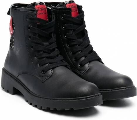 Geox Kids Casey legerlaarzen Zwart